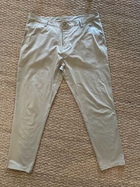 RHÔNE Commuter Pants Slim, tan, 38x28